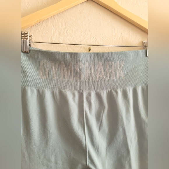 Gymshark, Womens Fit Seamless Mid Rise Leggings – Light Green, Size Medium - Picture 5 of 5